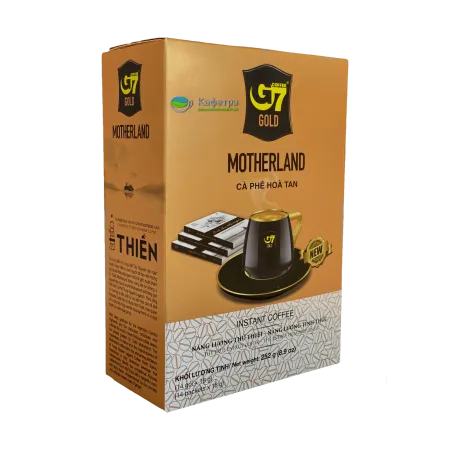 Вьетнамский растворимый кофе G7 Gold Motherland (14 шт по 18г) - 252г