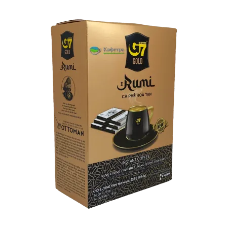 Вьетнамский растворимый кофе G7 Gold Rumi (14 шт по 18г) - 252г
