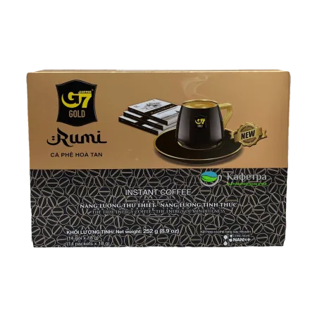 Вьетнамский растворимый кофе G7 Gold Rumi (14 шт по 18г) - 252г