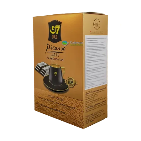 Вьетнамский растворимый кофе G7 Gold Picasso Latte (14 шт по 18г) - 252г