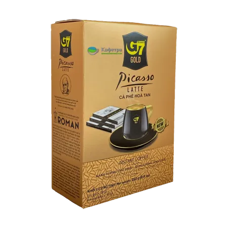 Вьетнамский растворимый кофе G7 Gold Picasso Latte (14 шт по 18г) - 252г