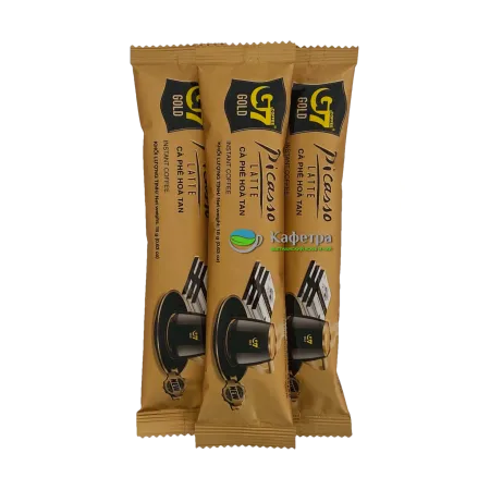 Вьетнамский растворимый кофе G7 Gold Picasso Latte (14 шт по 18г) - 252г