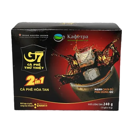 Вьетнамский растворимый кофе G7 2в1 (15 шт по 16г) - 240г