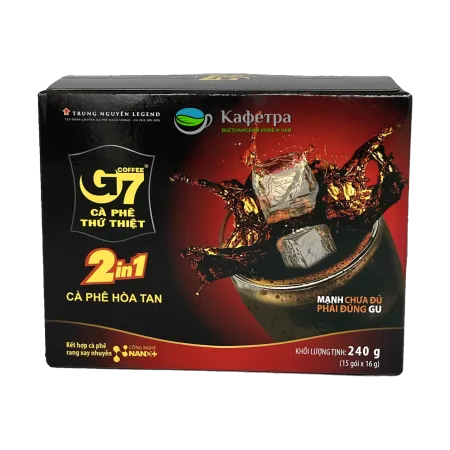 Вьетнамский растворимый кофе G7 2в1 (15 шт по 16г) - 240г