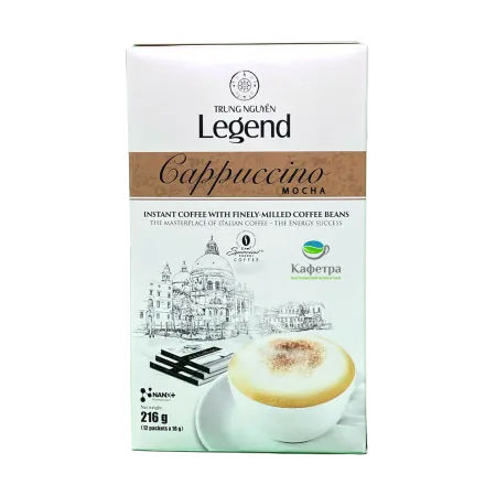 Вьетнамский растворимый кофе Trung Nguyn Legend Cappuccino Mocha (12шт по 18г) - 216г