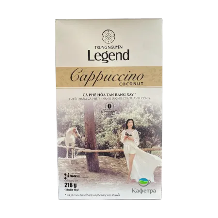 Вьетнамский растворимый кофе Trung Nguyn Legend Cappuccino Coconut (12шт по 18г) - 216г