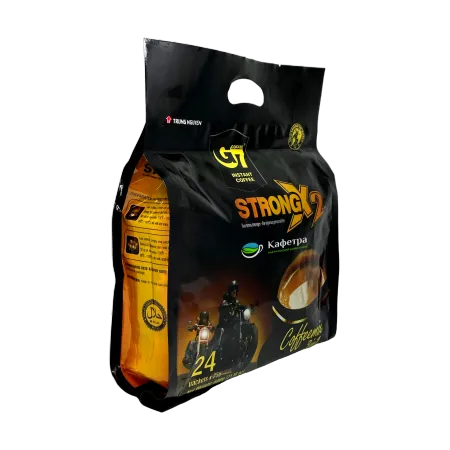 Вьетнамский растворимый кофе Trung Nguyen G7 Strong X2 3 в 1 в пакетах (24шт. по 25г) - 600г