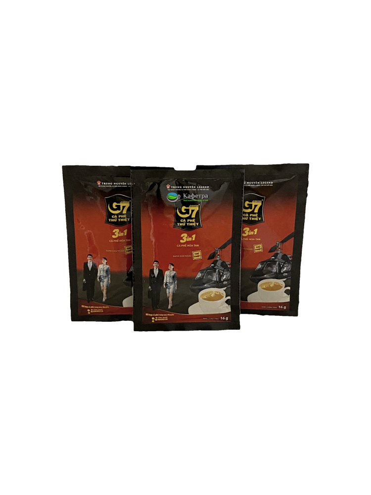картинка Вьетнамский растворимый кофе Trung Nguyen G7 3 в 1 в пакетах по 16г в интернет-магазине Кафетра