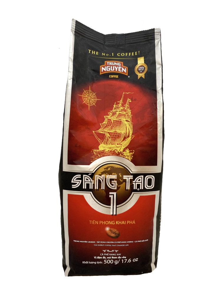 картинка Вьетнамский кофе молотый Trung Nguyen Творчество №1 (Sang Tao №1) в интернет-магазине Кафетра